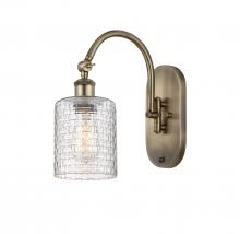  518-1W-AB-G112C-5CL - Cobbleskill - 1 Light - 5 inch - Antique Brass - Sconce