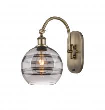  518-1W-AB-G556-8SM - Rochester - 1 Light - 8 inch - Antique Brass - Sconce