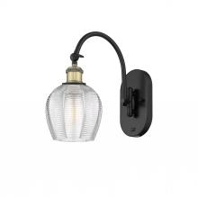  518-1W-BAB-G462-6-LED - Norfolk - 1 Light - 6 inch - Black Antique Brass - Sconce