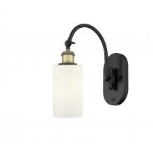  518-1W-BAB-G801-LED - Clymer - 1 Light - 4 inch - Black Antique Brass - Sconce