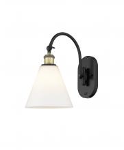  518-1W-BAB-GBC-81-LED - Berkshire - 1 Light - 8 inch - Black Antique Brass - Sconce