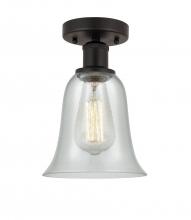  616-1F-OB-G2812 - Hanover - 1 Light - 6 inch - Oil Rubbed Bronze - Semi-Flush Mount