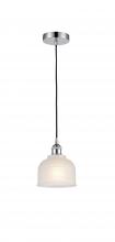 Innovations Lighting 616-1P-PC-G411-LED - Dayton - 1 Light - 6 inch - Polished Chrome - Cord hung - Mini Pendant