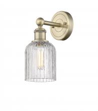  616-1W-AB-G559-5CL - Bridal Veil - 1 Light - 5 inch - Antique Brass - Sconce