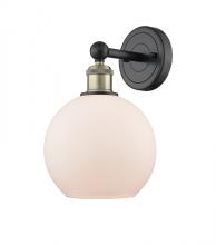  616-1W-BAB-G121-8 - Athens - 1 Light - 8 inch - Black Antique Brass - Sconce