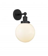  616-1W-BK-G201-8 - Beacon - 1 Light - 8 inch - Matte Black - Sconce