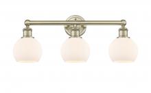  616-3W-AB-G121-6 - Athens - 3 Light - 24 inch - Antique Brass - Bath Vanity Light