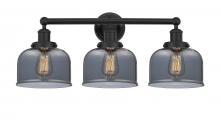  616-3W-BK-G73 - Bell - 3 Light - 26 inch - Matte Black - Bath Vanity Light