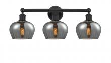  616-3W-BK-G93 - Fenton - 3 Light - 25 inch - Matte Black - Bath Vanity Light