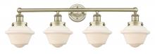  616-4W-AB-G531 - Oxford - 4 Light - 34 inch - Antique Brass - Bath Vanity Light