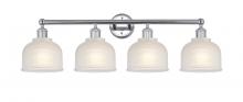  616-4W-PC-G411 - Dayton - 4 Light - 33 inch - Polished Chrome - Bath Vanity Light