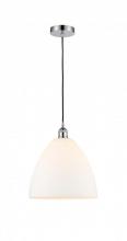 Innovations Lighting 616-1S-PC-GBD-121 - Bristol - 1 Light - 12 inch - Polished Chrome - Cord hung - Mini Pendant