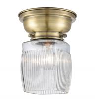  623-1F-AB-G302-LED - Colton - 1 Light - 6 inch - Antique Brass - Flush Mount