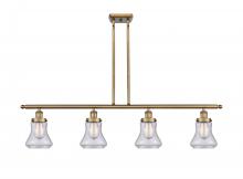  916-4I-BB-G194 - Bellmont - 4 Light - 48 inch - Brushed Brass - Stem Hung - Island Light