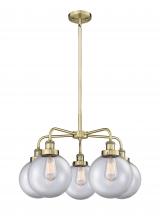  916-5CR-AB-G202-8 - Whitney - 5 Light - 27 inch - Antique Brass - Chandelier