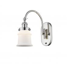  918-1W-PN-G181S-LED - Canton - 1 Light - 7 inch - Polished Nickel - Sconce