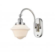  918-1W-PN-G531-LED - Oxford - 1 Light - 8 inch - Polished Nickel - Sconce