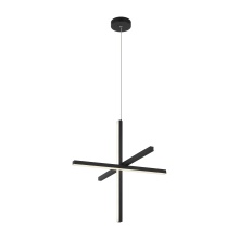 Matteo Lighting C38924MB - Crosley Matte Black Pendant