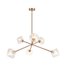 Matteo Lighting C81746AGCL - Novo Pendant