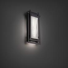  WS-W64322-BK - Haze Outdoor Wall Sconce Light