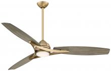  F742L-SBR - 65" OUTDOOR CEILING FAN W/ LIGHT KIT