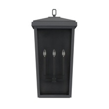  926231BK - 3 Light Outdoor Wall Lantern