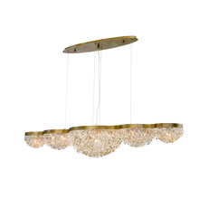  31831-017 - Mondo, 15LT Chandelier, Linr, Gld