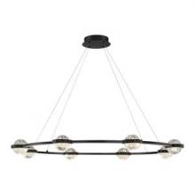  39309-013 - Circolo, 8LT LED Chand, Blk