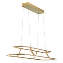  43877-027 - Cadoux 1 Light Chandelier in Gold