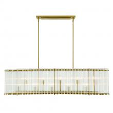  47240-018 - Glasbury 52" Chandelier In Gold