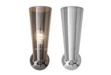  61901 - Single Lamp Cone Wall Sconce with Metal Holder