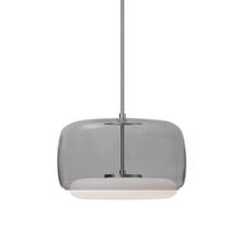  PD70615-SM/BN - Enkel 15-in Smoked/Brushed Nickel LED Pendant