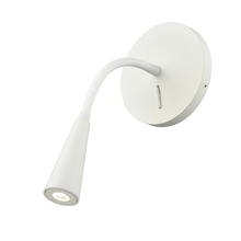  WS18901-WH - Eton 5-in White LED Wall Sconce