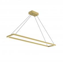  PD88548-BG-UNV-010 - Piazza 48-in Brushed Gold LED Pendant