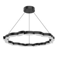  CH90734-BK - POPLAR 34" CHANDELIER BLACK 108W, 120VAC WITH LED DRIVER, 3000K, 90CRI