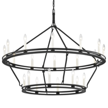  F6239-TBK - Sutton Chandelier