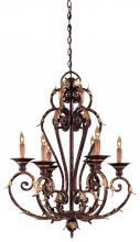  N6235-355 - 6 LIGHT CHANDELIER