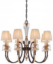  N6648-258B - 8 LIGHT CHANDELIER