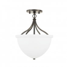  2811-DB - 1 LIGHT SEMI FLUSH