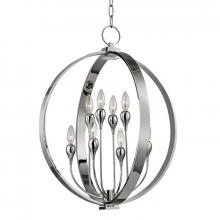  6722-PN - 8 LIGHT CHANDELIER