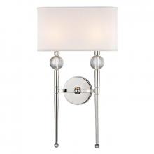  8422-PN - 2 LIGHT WALL SCONCE