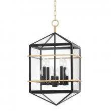  9015-AGB/BK - 8 LIGHT PENDANT