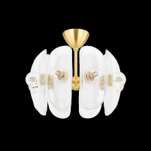  9122-AGB - 8 LIGHT SEMI FLUSH