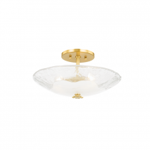  KBS1742503S-AGB - 3 LIGHT SMALL FLUSH MOUNT