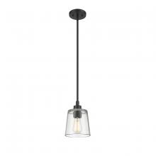 Millennium 497001-MB - Evalon 1-Light Mini-Pendant light Matte Black