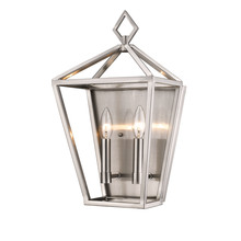  2572-BN - 2-Light Wall Sconce Brushed Nickel