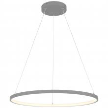  52069LEDD-GRY/ACR - Dual Voltage LED Pendant