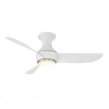 Modern Forms US - Fans Only FH-W2203-44L-BN/MW - Corona 44 Flush Mount Ceiling Fan