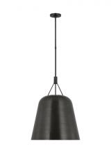  SLPD26927BZ - Sean Lavin Sospeso 1-light dimmable LED tapered extra large pendant with dark bronze finish