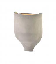  P1887 - 2 LIGHT WALL SCONCE IN METAL & CEMENT